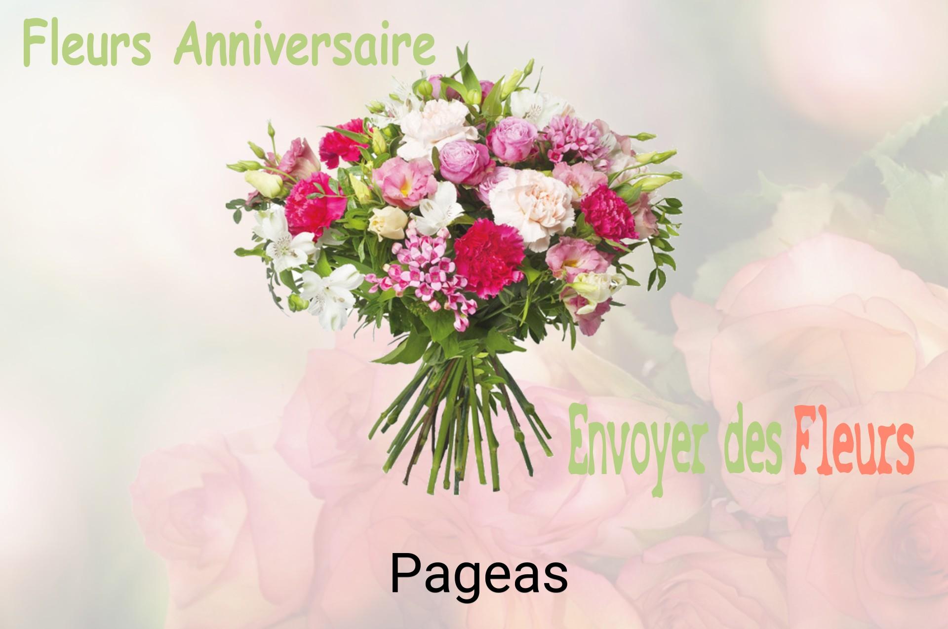 Bouquet de fleurs d’anniversaire livré à Pageas
