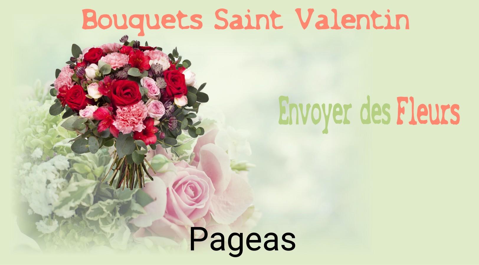 Roses de Saint-Valentin livrées à Pageas